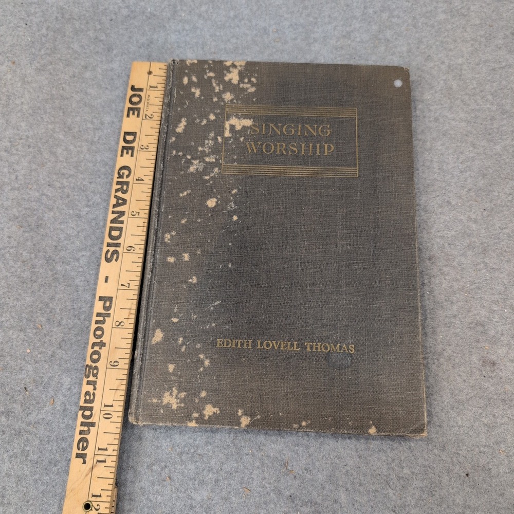 Singing Worship With Boys and Girls Edith Lovell Thomas 1935 Hymnal Hardcover - Picture 2 of 4